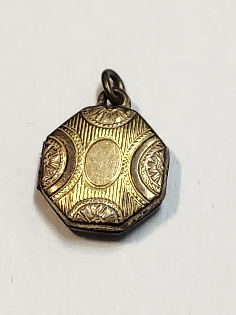 Antique 10K Gold Filled Locket HF Barrows & Co